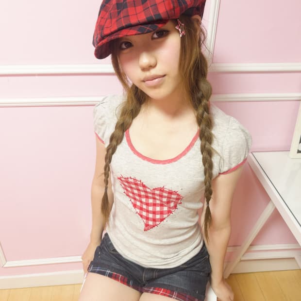 Vintage heart top