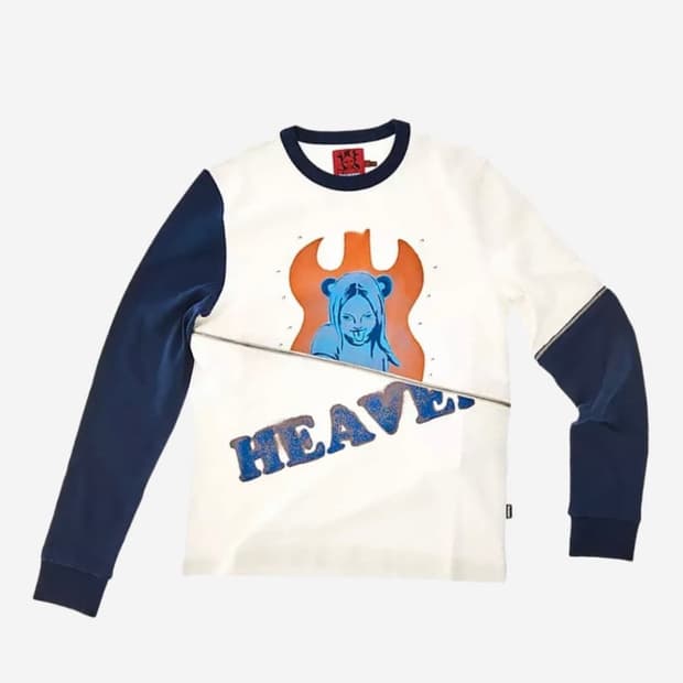 헤븐바이마크제이콥스 zip off LS top