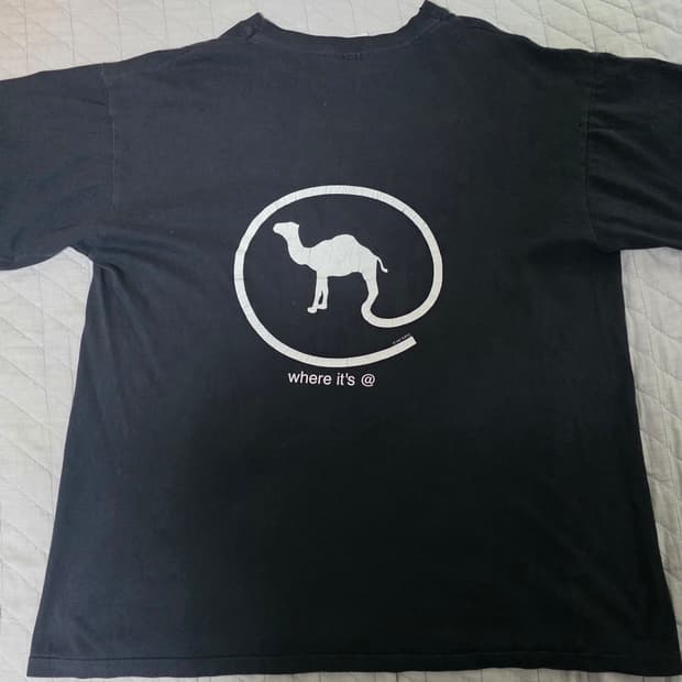[XL] 90s 카멜 where it's @ 빈티지 티셔츠 ver 엘살바