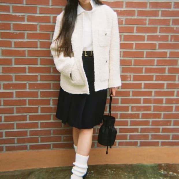 디애퍼처 트위드 자켓