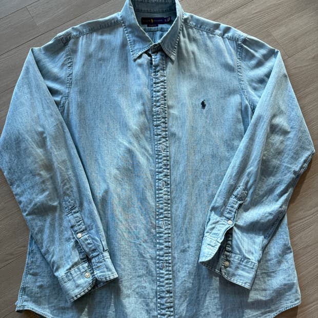 polo 폴로 샴브레이 셔츠 xl