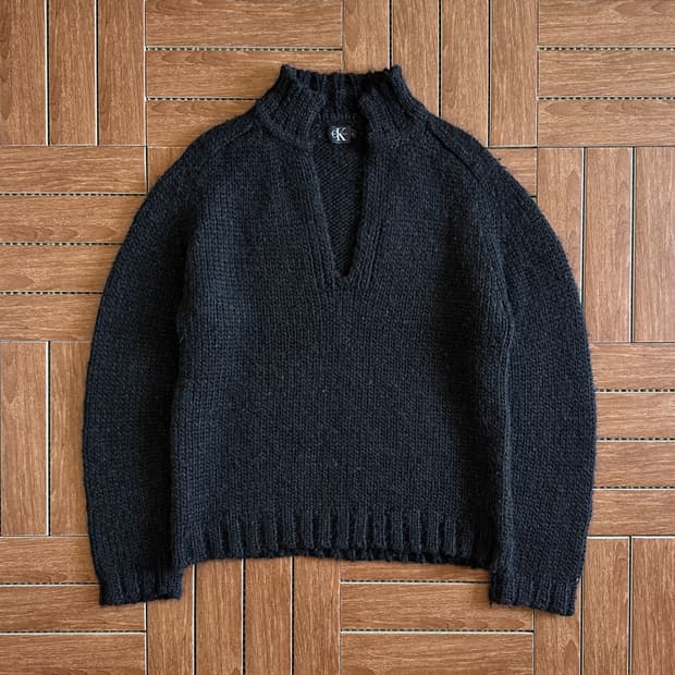 Calvin Klein wool alpaca knit sweater