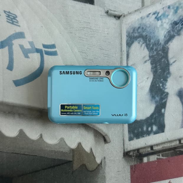 삼성 vluu i8 디지털 카메라 디카 블루