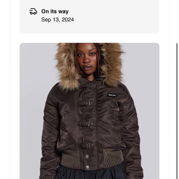 Jaded London x schott nyc ma-1 퍼 봄버 자켓