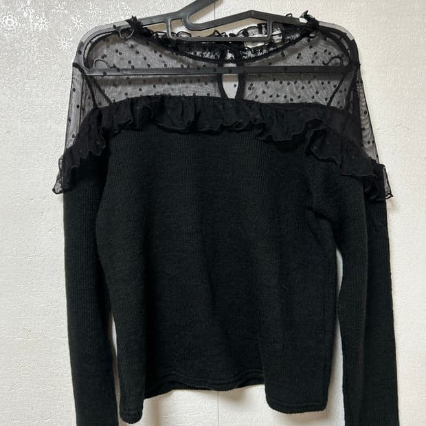 시스루 일본 빈티지 롱슬리브