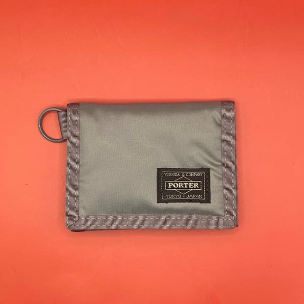 YOSHIDA PORTER 요시다포터 그레이 나일론 탱커 카라비너 폴딩 