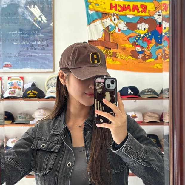 아식스 빈티지 볼캡