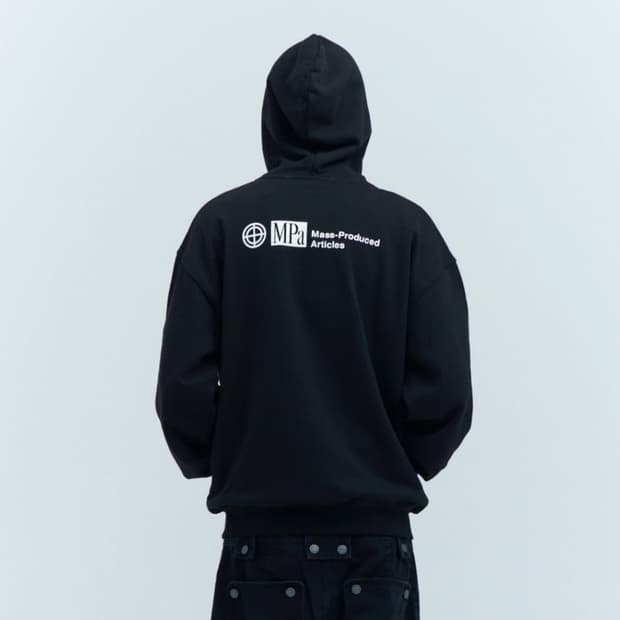 MPa HOOD ZIP UP 후드집업 (BLACK) M 사이즈