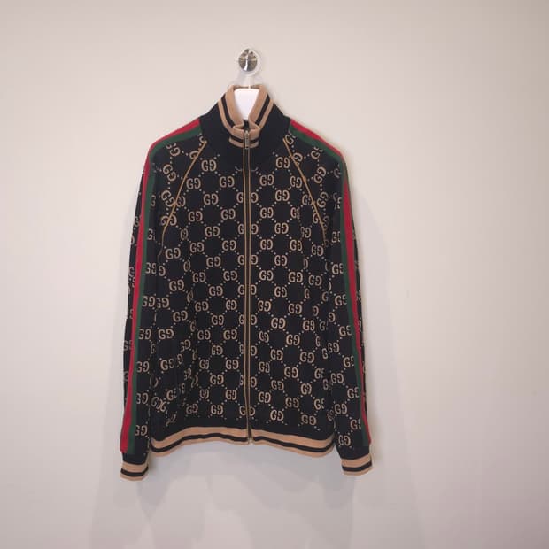 [중고/정품] 구찌 GG 저지 코튼 자켓 XXL