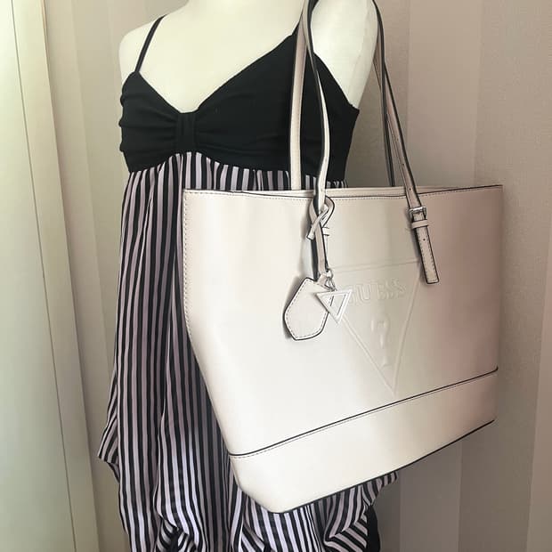 빈티지 게스 핑크 토트백 보부상백