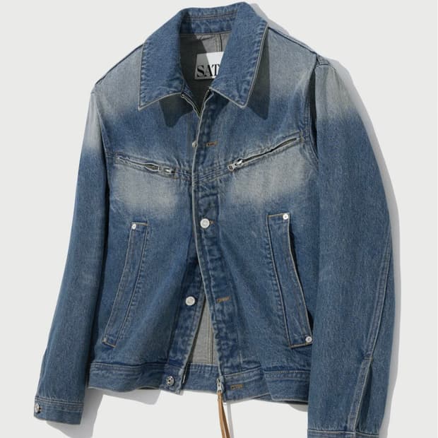 세터 브루클린 집 워시드 데님 트러커 자켓