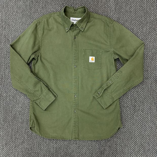 칼하트 긴팔 셔츠 카키