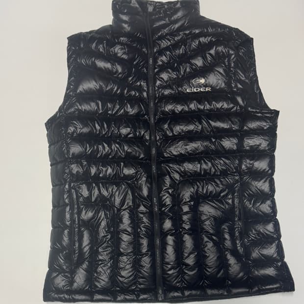 아이더 Eider 구스다운 경량 패딩 조끼 XL 블랙