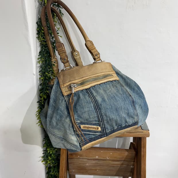 DIESEL DENIM SHOULDER BAG