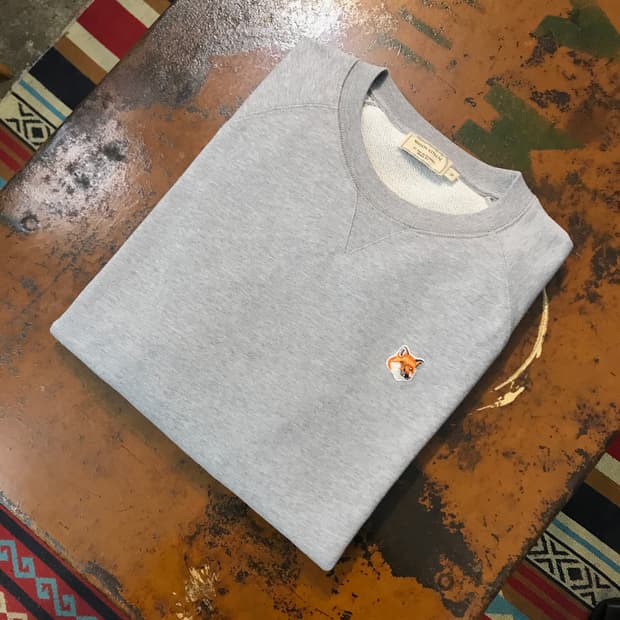 메종 키츠네 그레이 쭈리 맨투맨 남성 105 110 