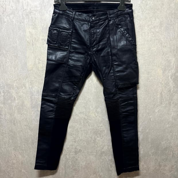 32 / 릭오웬스 17SS 왁스드 멤피스 진