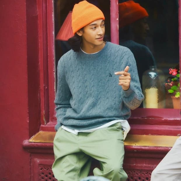 헤지스 캐시미어 니트