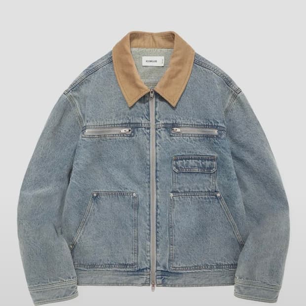 키뮤어 KIIMUIR 코듀로이 데님 자켓(L 새상품)