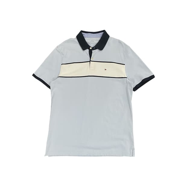 Tommy hilfiger 소다 네이비 컬러블록 반팔 티셔츠
