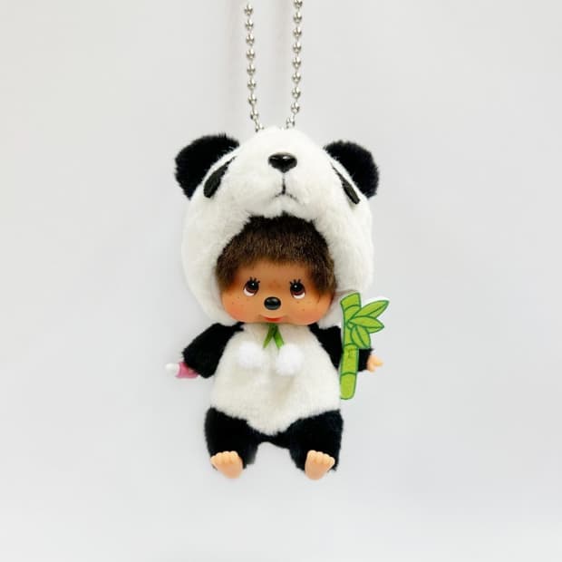 몬치치 오사카 한정 판다 인형 키링