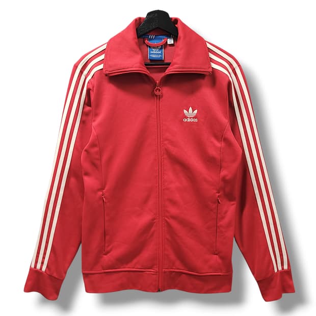 [100] 아디다스 레드&화이트라인 유로파 트랙탑 져지