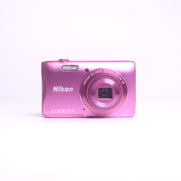 니콘 쿨픽스 S3700 핑크 (케이블 커버 x)