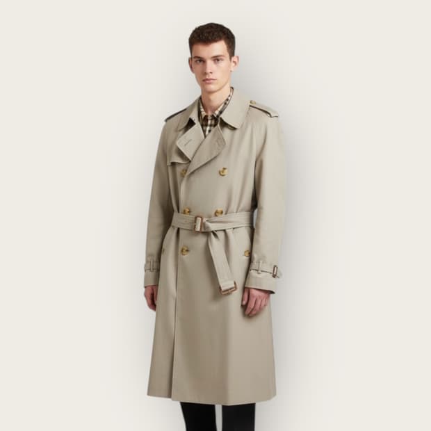 46/ 버버리 90s 아카이브 벨티드 트렌치코트