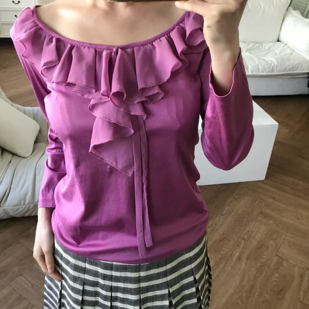 vintage ruffle t-shirts