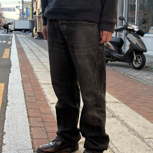 95s levis 501 흑청 