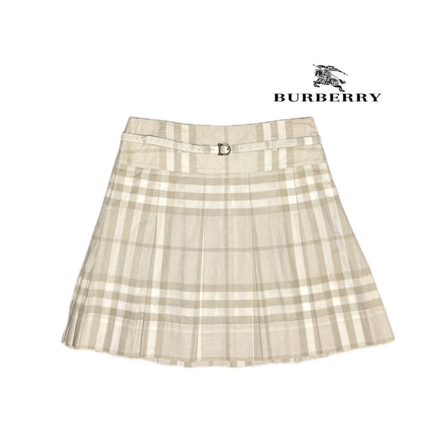 버버리 벨트 테니스 스커트