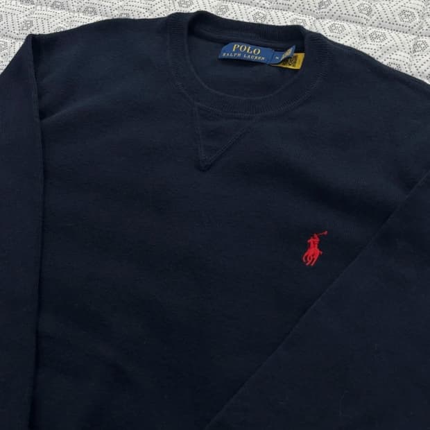 폴로 랄프로렌 네이비 니트 맨투맨 M 신형