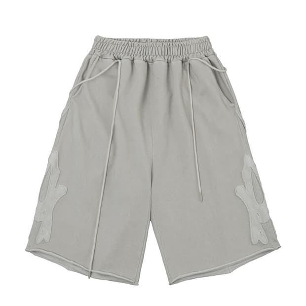 오호스 Rough Cut Half Pants / Cream