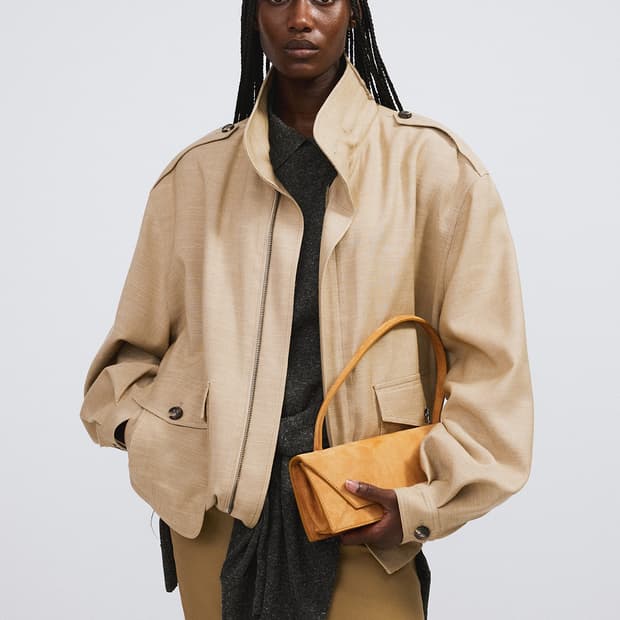 렉토 RECTO 비스코스 헌팅 점퍼 베이지