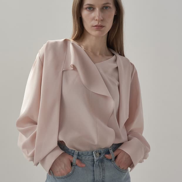 모멧 타이 블라우스