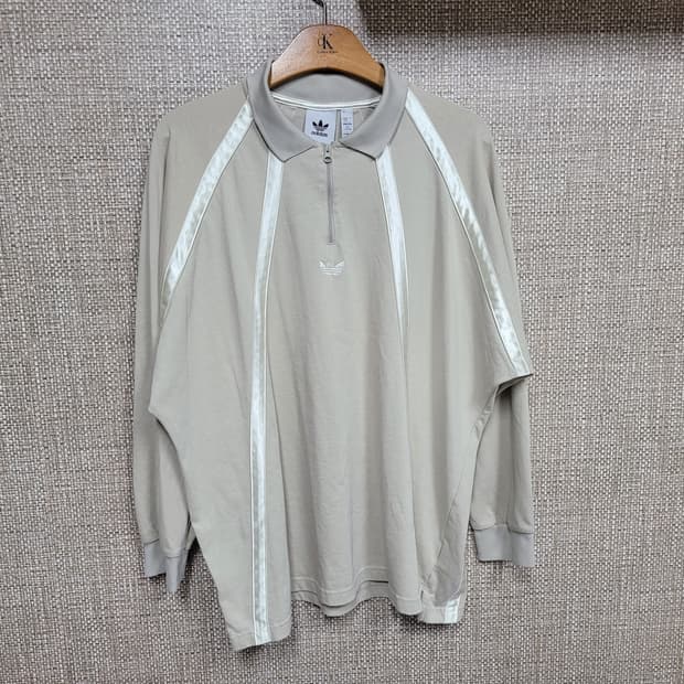 M 100사이즈 아디다스 오버핏 집업 티셔츠 
