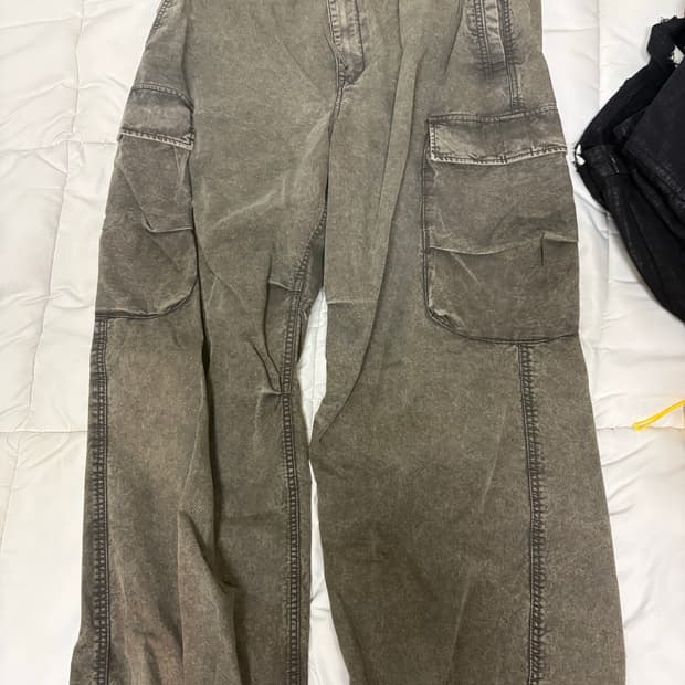 H&m 카키 카고팬츠 Xl