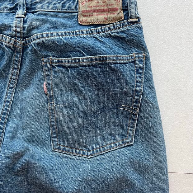 웨어하우스 1105 2nd hand light indigo washed