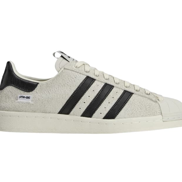 아디다스 x 송 포 더 뮤트 슈퍼스타 82 크림 화이트 코어 블랙 280