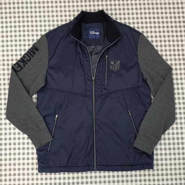 디즈니 니트 소매 누빔 자켓 남자95