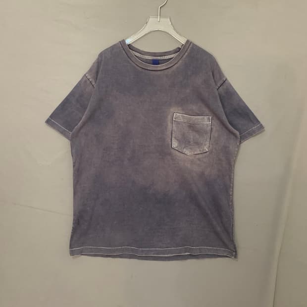 0 블라인드 파일즈 시가렛 포켓 오버핏 반팔티