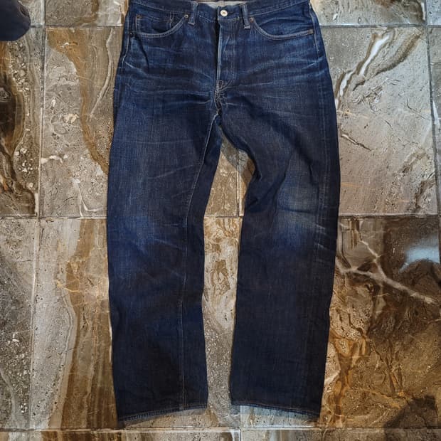 웨어하우스 셀비지 데님팬츠 