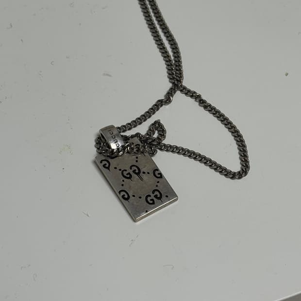 구찌 고스트 체인 목걸이 