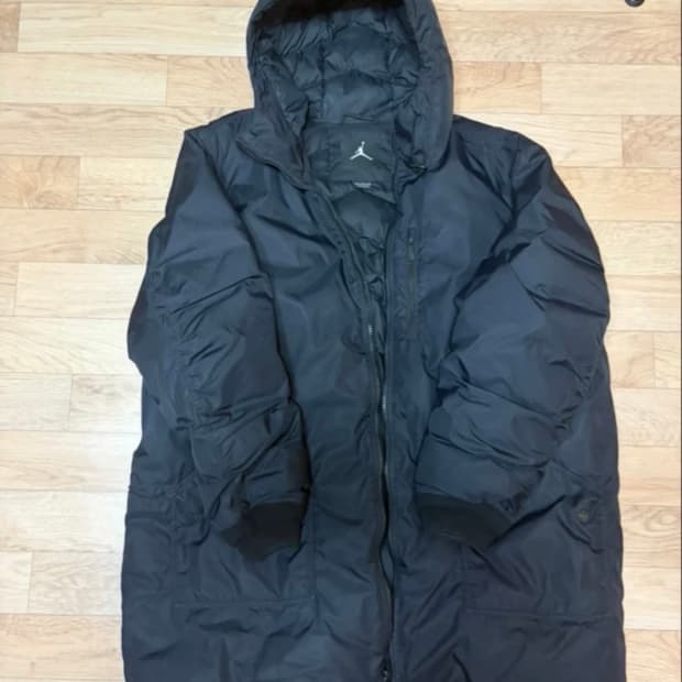 조던 롱패딩 블랙 2XL