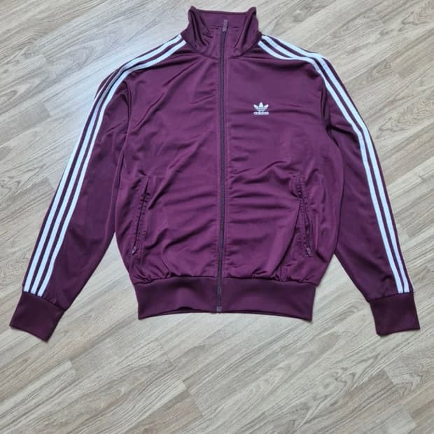 아디다스 버건디 져지 s