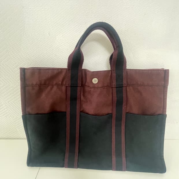 에르메스 후루토 캔버스 토트백 MM 정품