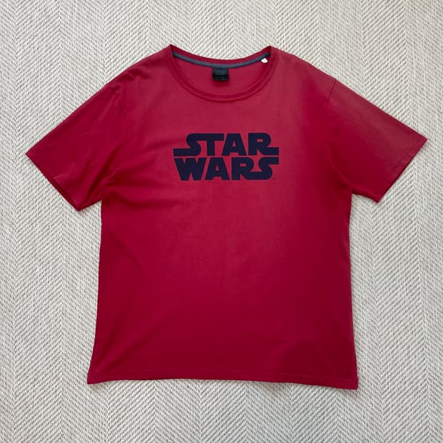 빈티지 스타워즈 페이딩 반팔티셔츠 