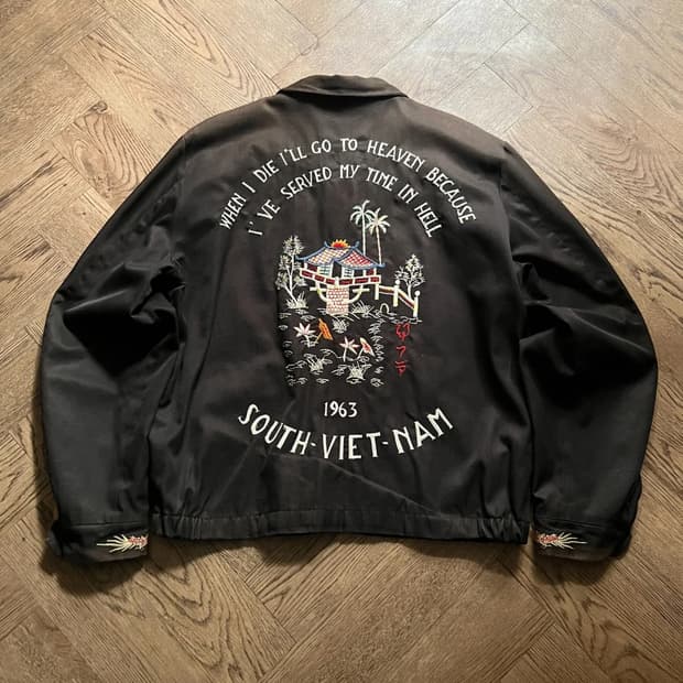 [40]슈가케인 Fleet Base 베트남전 썬페이드 수베니어 자켓
