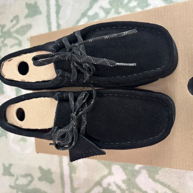 (새상품) 클락스 왈라비 고어텍스(240)_블랙