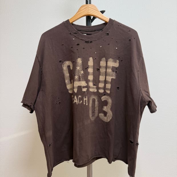 빈티지 디스트레스드 반팔