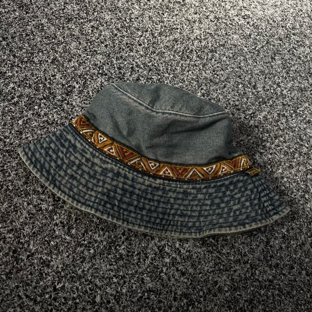 미치코런던 빈티지 데님 벙거지 